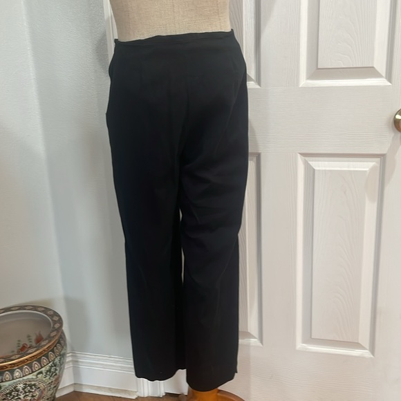 Vintage Spenser Jeremy ankle pants high waisted cotton spandex side zipper black - Picture 8 of 9